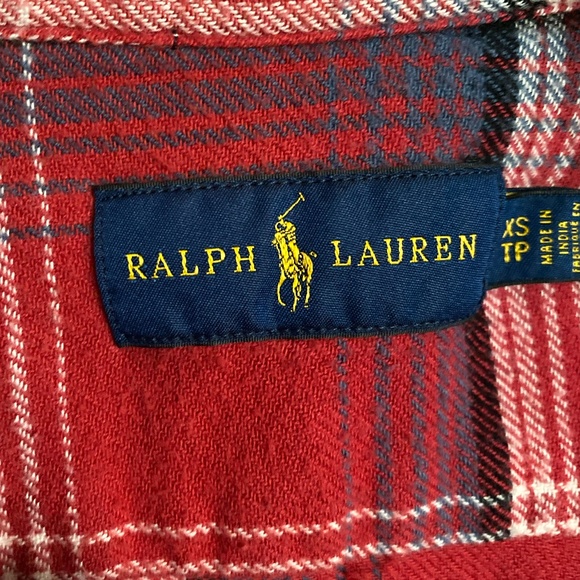 Women's Ralph Lauren Flannel Shirt - Picture 3 of 7